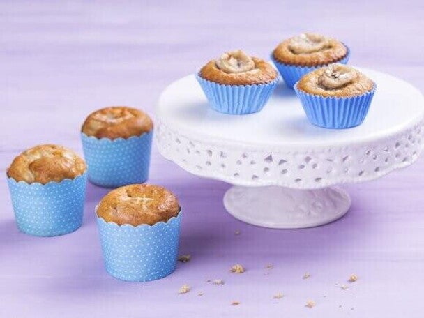 Cupcake de Banana com Aveia