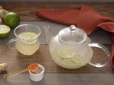 Chá de Gengibre com Limão e Mel