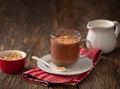 Chocolate Quente com Paçoca