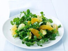 Salada de Agrião, Abacate e Iogurte