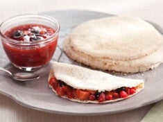 Tapioca com Cereal de Cacau